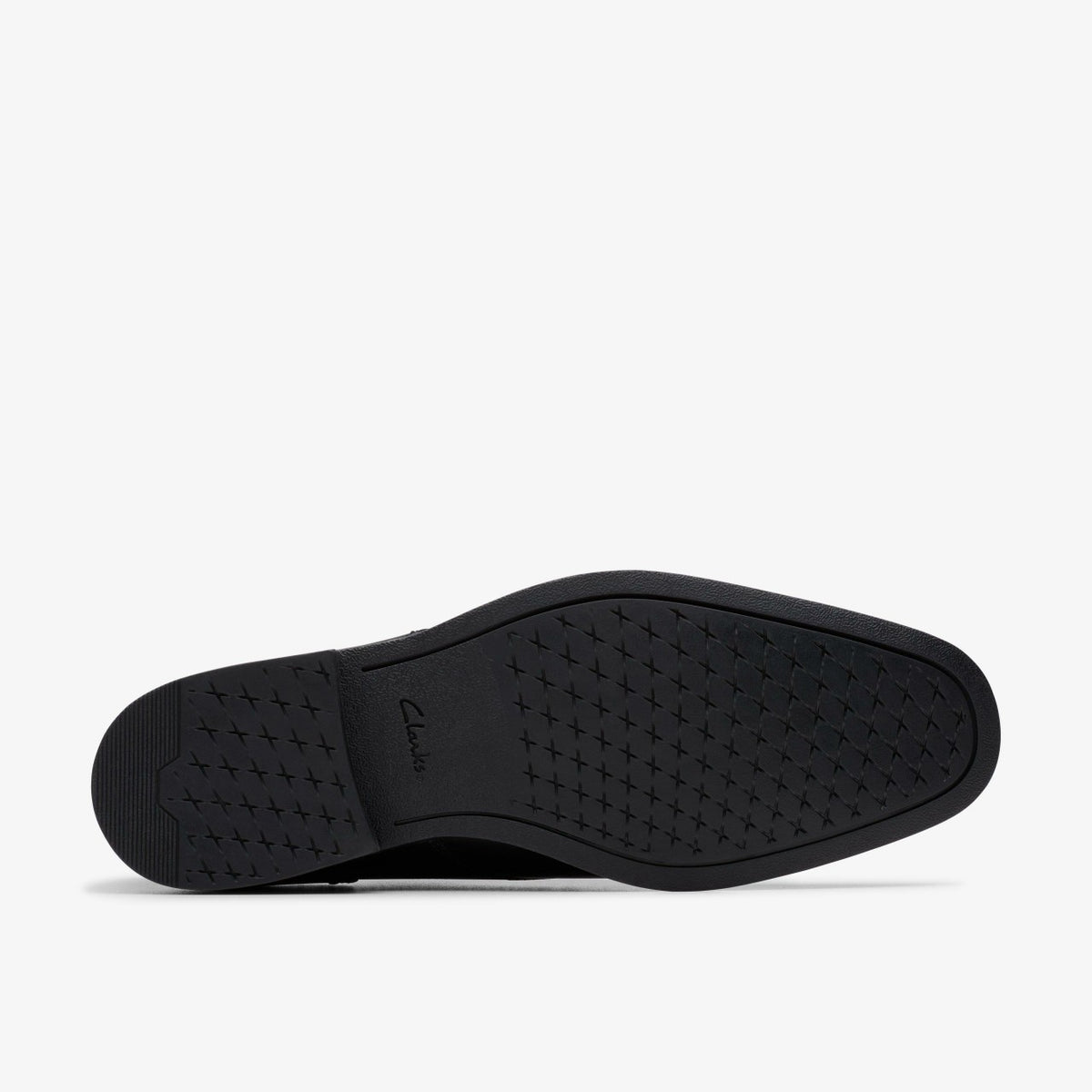 Clarks Men Paulton Monk Black Leather