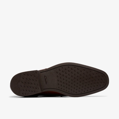 Clarks Men Paulton Monk Tan Leather