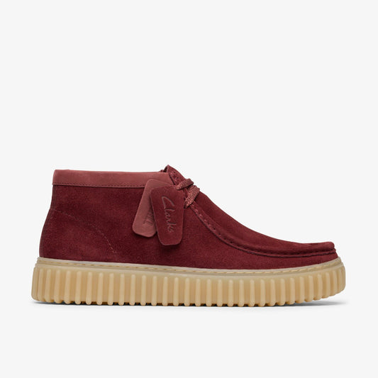 Clarks Women|Men Torhill Hi Wine Suede