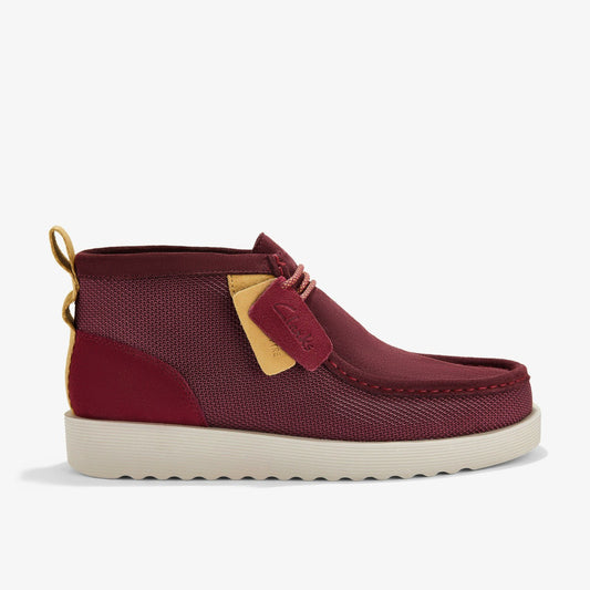 Clarks Men Wallabee FTR2 Boot Burgundy Combination