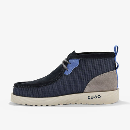 Clarks Men Wallabee FTR2 Boot Navy Combination