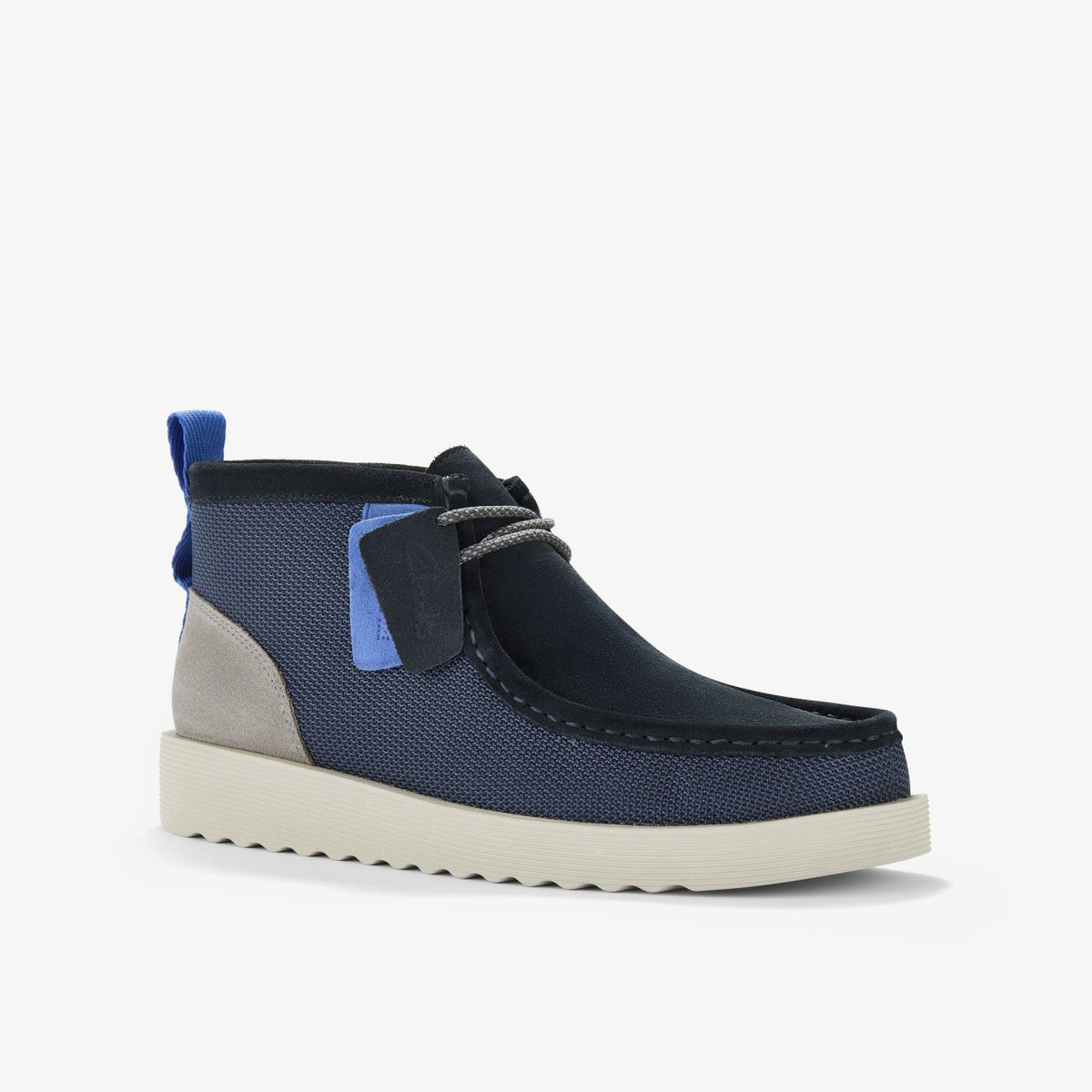 Clarks Men Wallabee FTR2 Boot Navy Combination