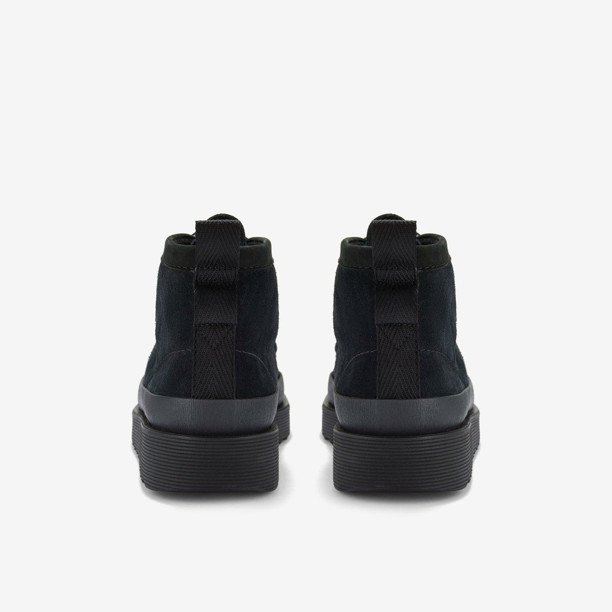 Clarks Men Wallabee FTR2 Hi Black Suede