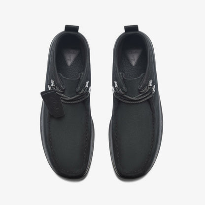 Clarks Men Wallabee FTR2 Hi Black Suede