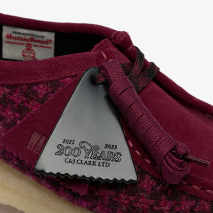 Clarks Women Wallabee Purple Tweed Combination