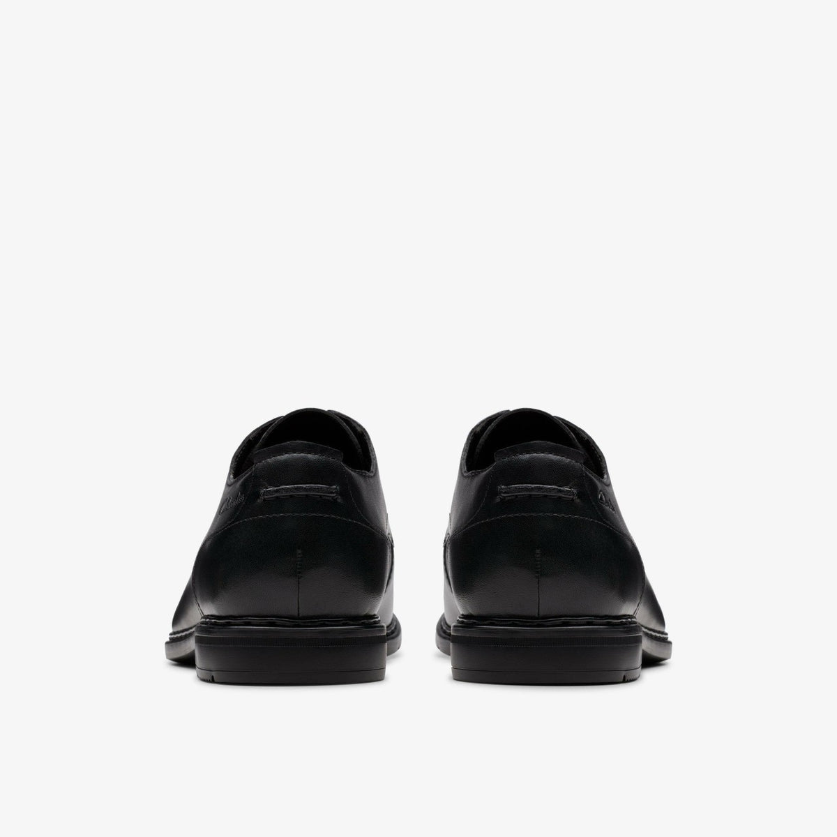 Clarks Men Banbury Derby Black Leather