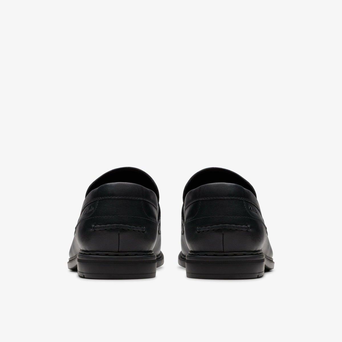 Clarks Men Banbury Lo Black Leather