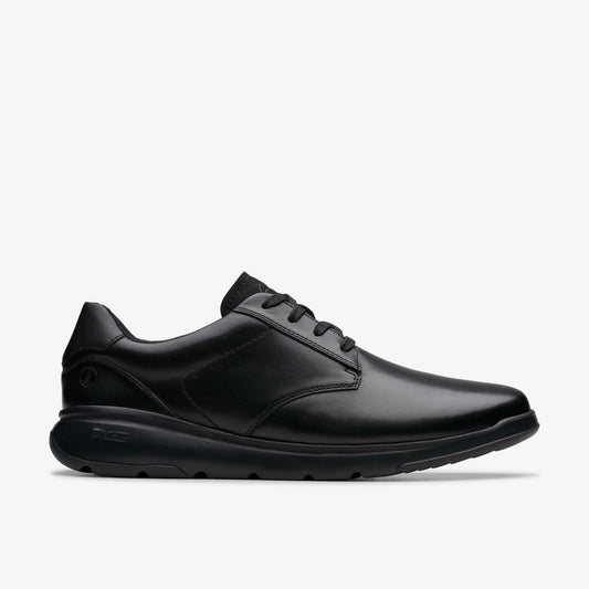 Clarks Men Lifton Lace Black Leather