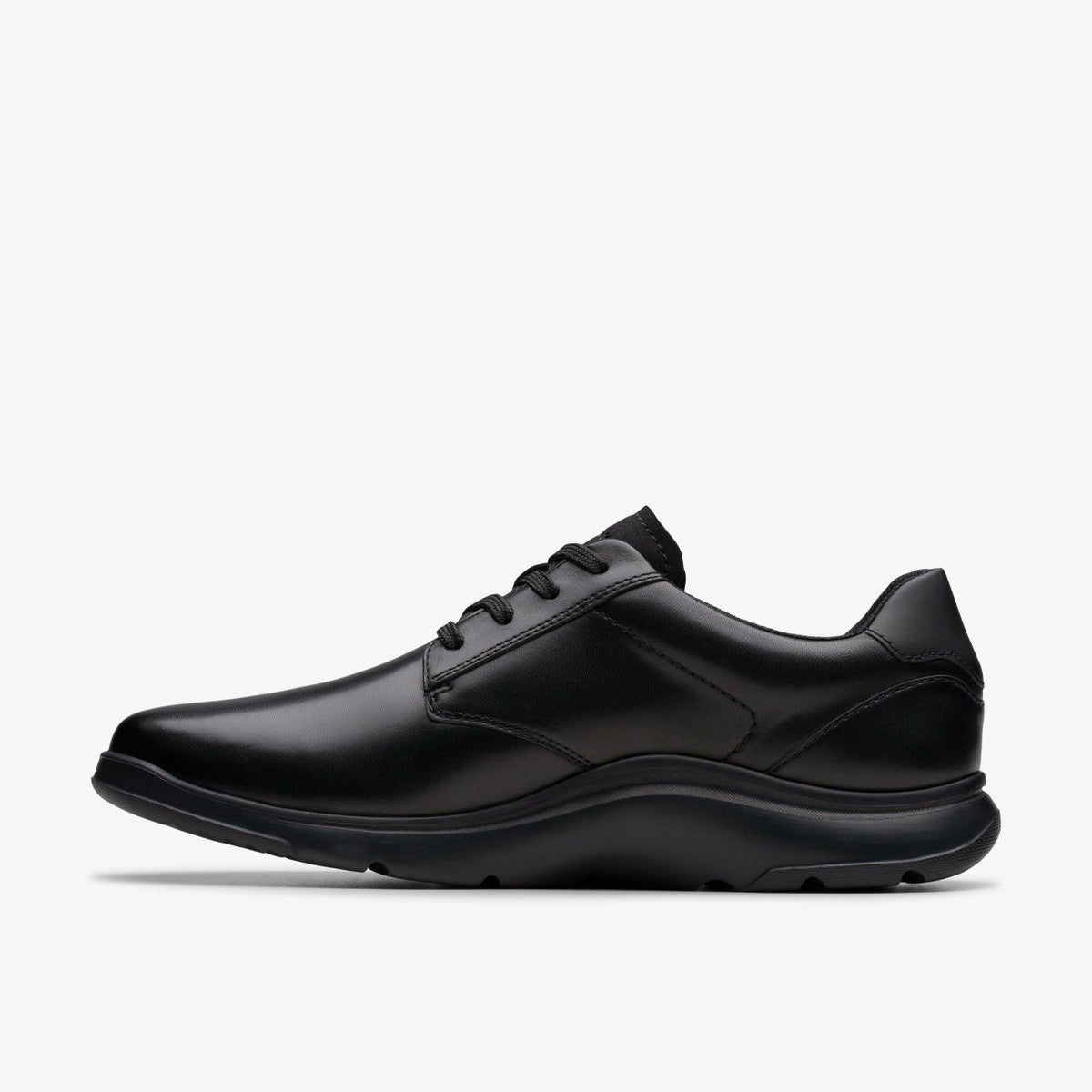 Clarks Men Lifton Lace Black Leather