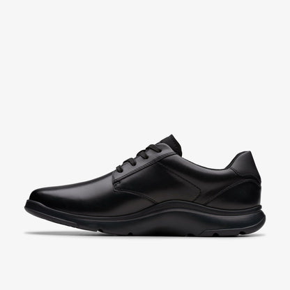 Clarks Men Lifton Lace Black Leather