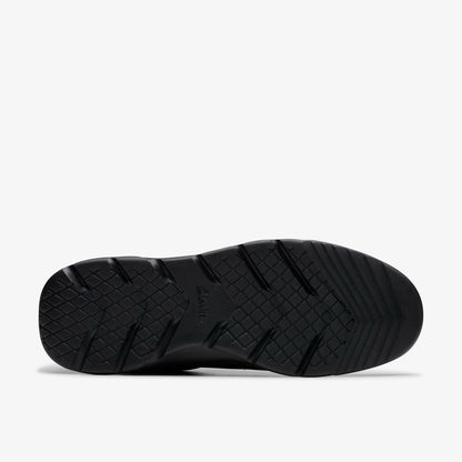 Clarks Men Lifton Lace Black Leather