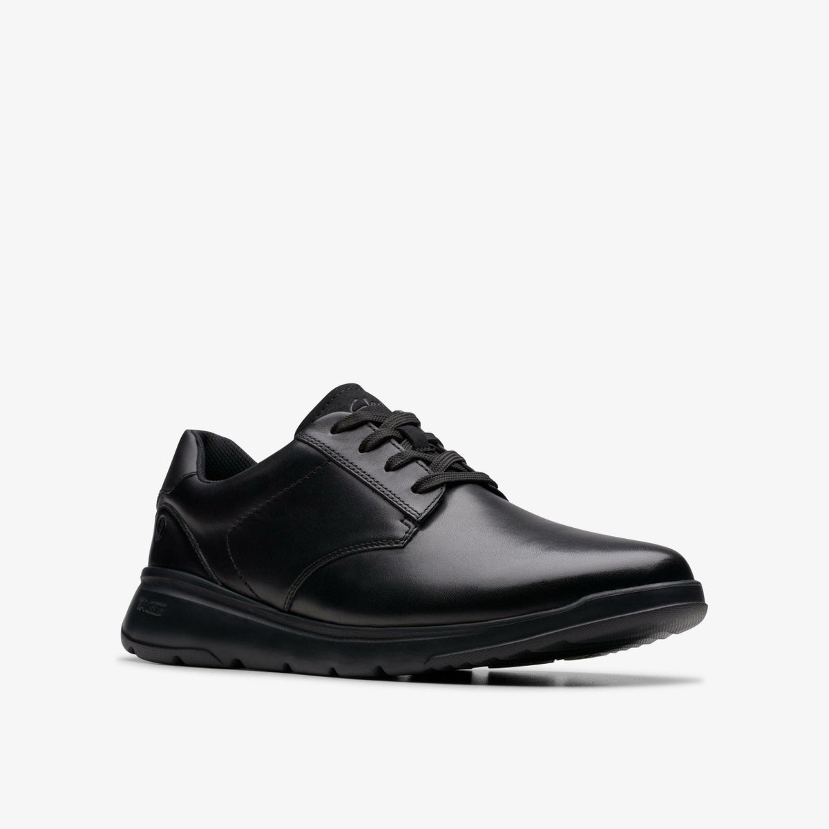 Clarks Men Lifton Lace Black Leather