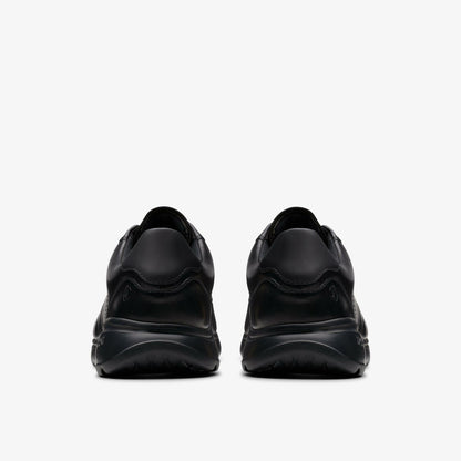 Clarks Men Lifton Lace Black Leather