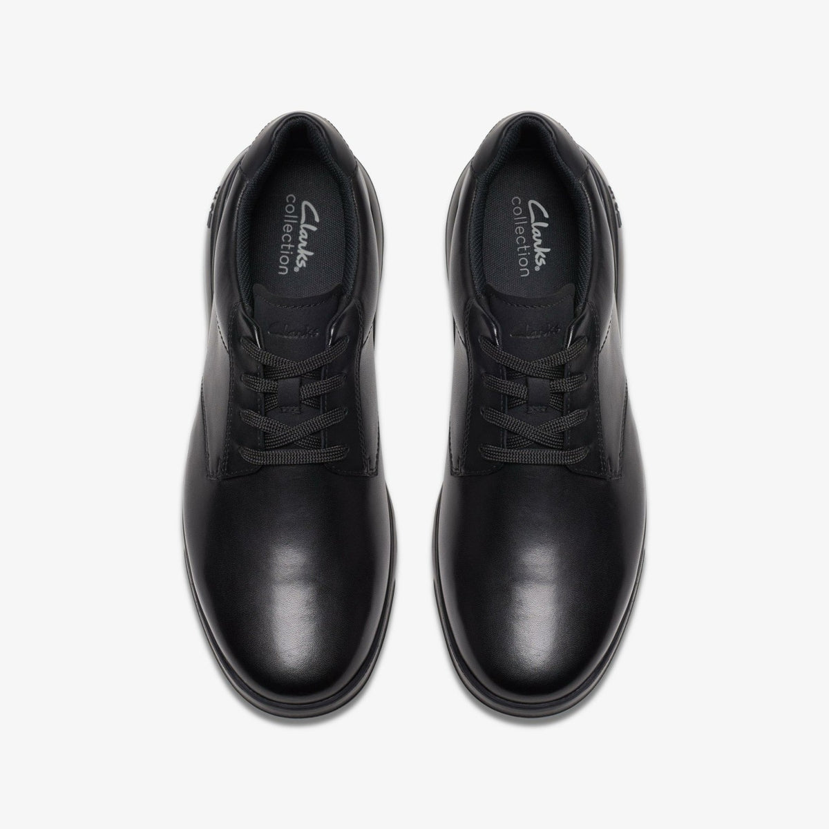 Clarks Men Lifton Lace Black Leather