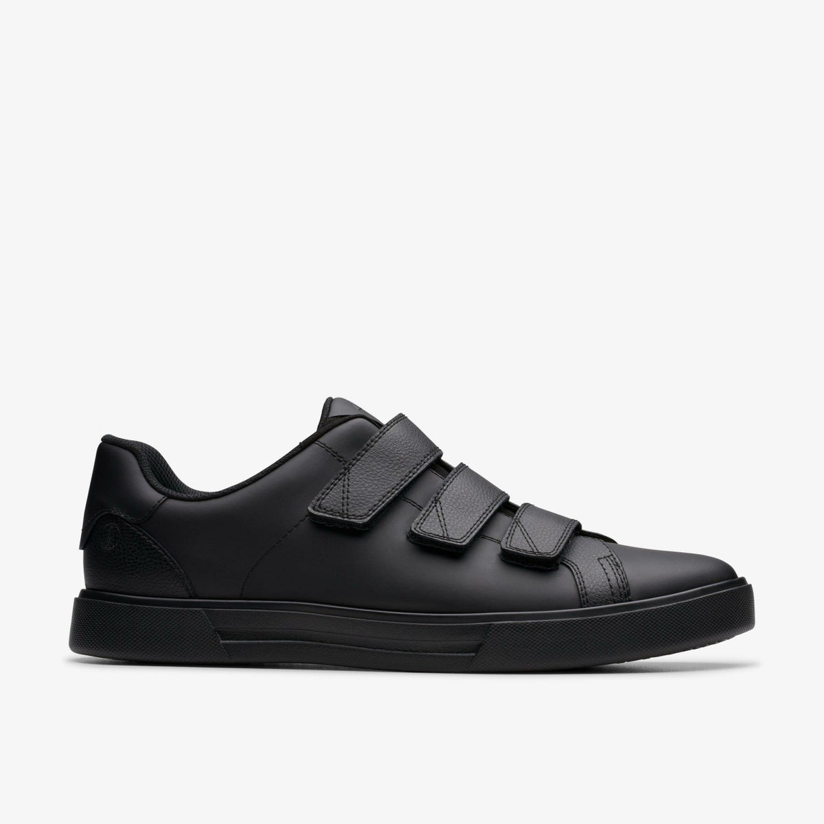 Clarks Men Romsey Strap Black Leather