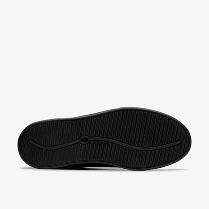 Clarks Men Romsey Strap Black Leather