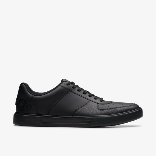 Clarks Men Romsey Tie Black Leather