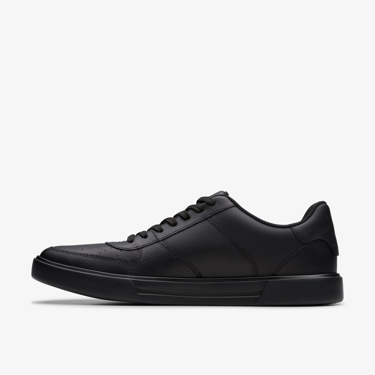 Clarks Men Romsey Tie Black Leather