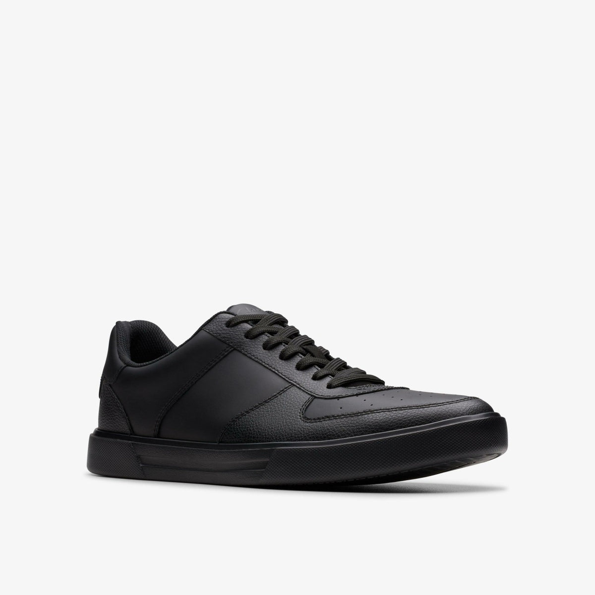 Clarks Men Romsey Tie Black Leather