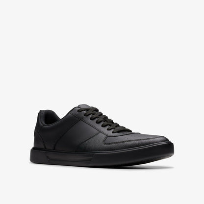 Clarks Men Romsey Tie Black Leather
