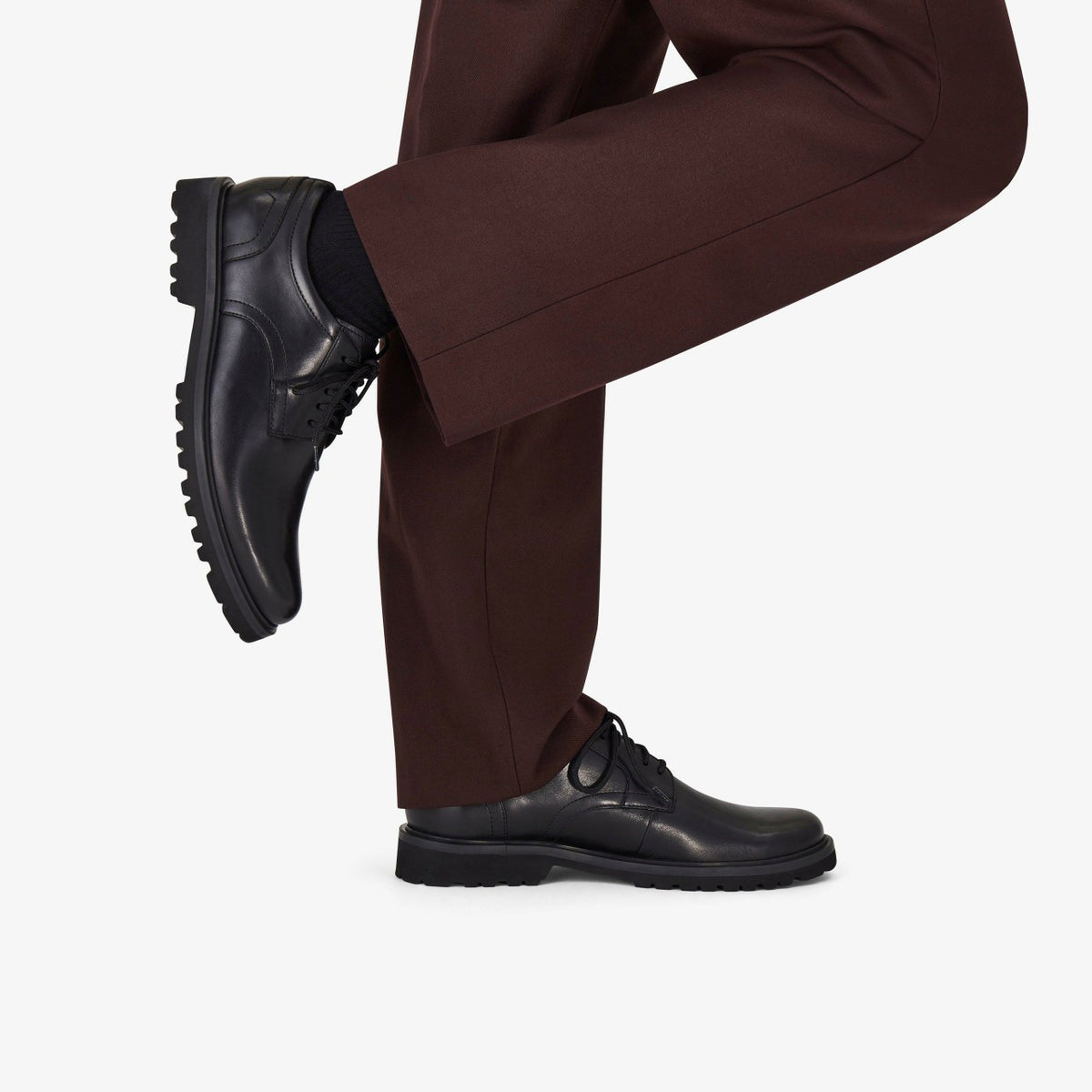 Clarks Men Berwick Lace Black Leather