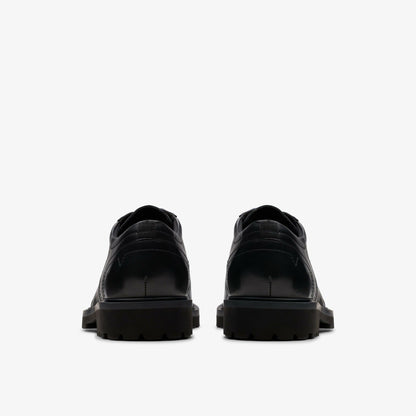 Clarks Men Berwick Lace Black Leather