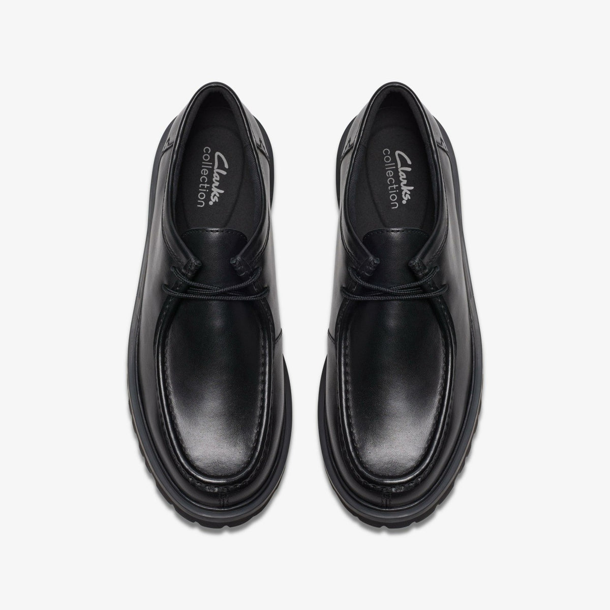 Clarks Men Berwick Seam Black Leather
