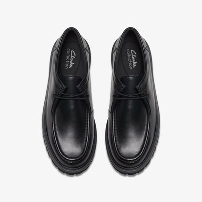 Clarks Men Berwick Seam Black Leather