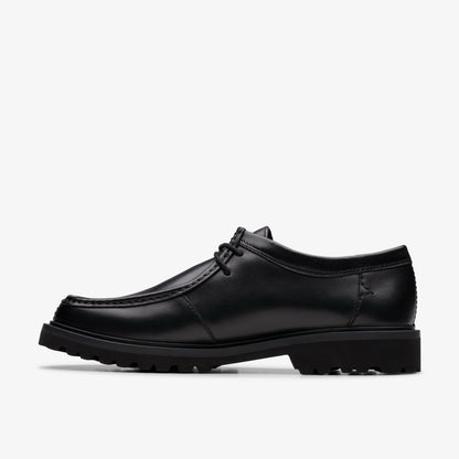 Clarks Men Berwick Seam Black Leather