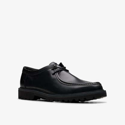 Clarks Men Berwick Seam Black Leather
