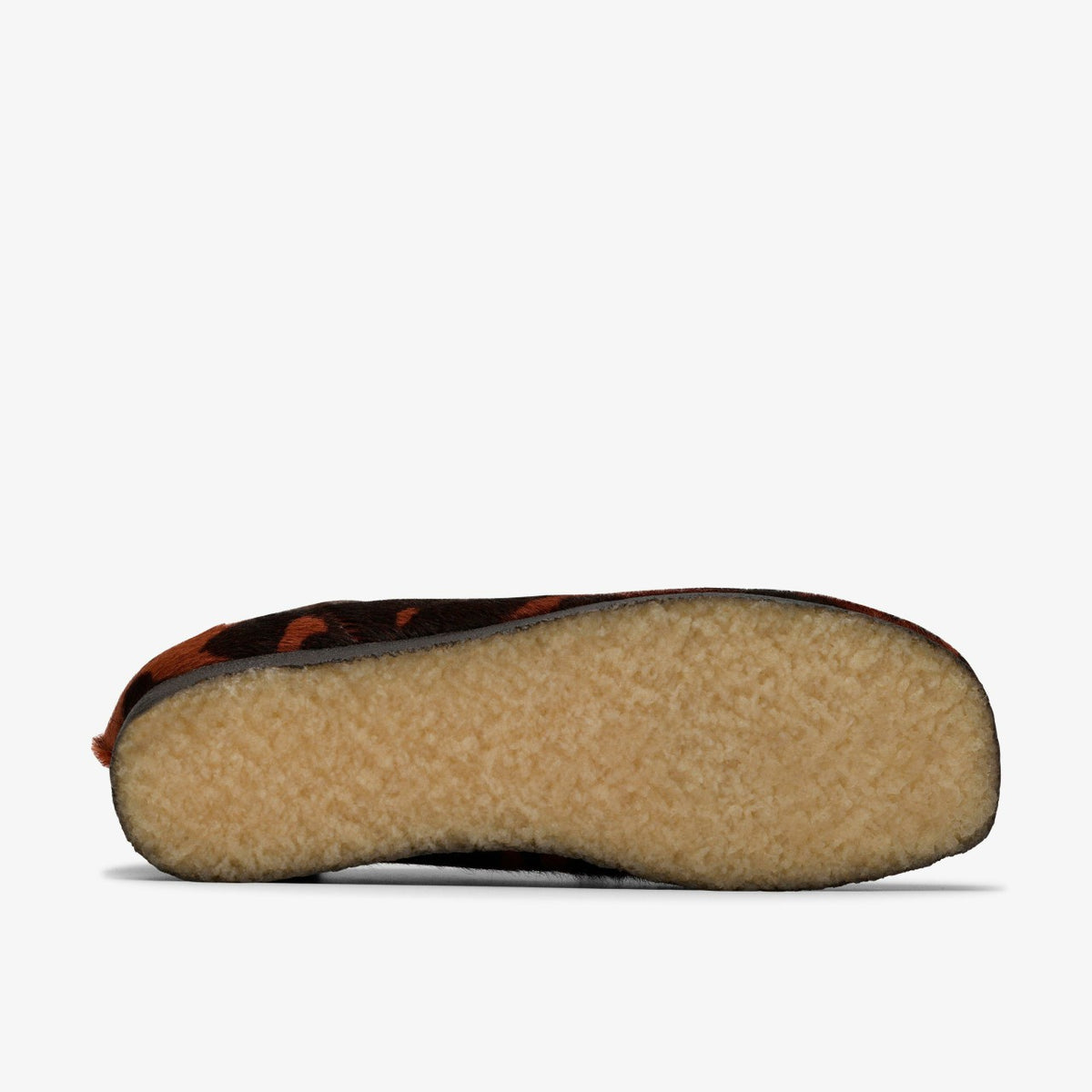 Clarks Men Wallabee Brown Cow Print