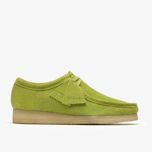 Clarks Men Wallabee Lime Suede