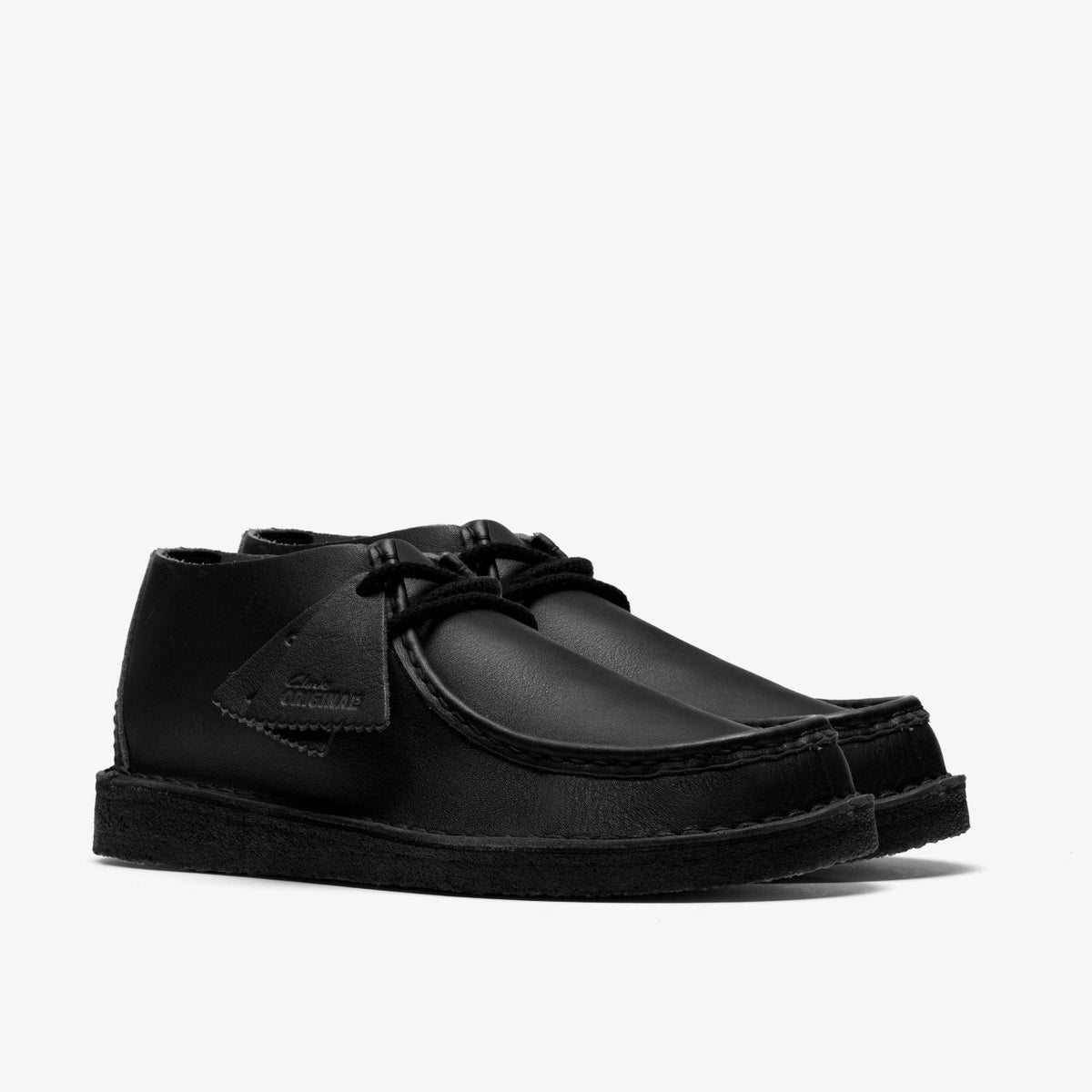 Clarks Men Desert Nomad Black/Black Leather