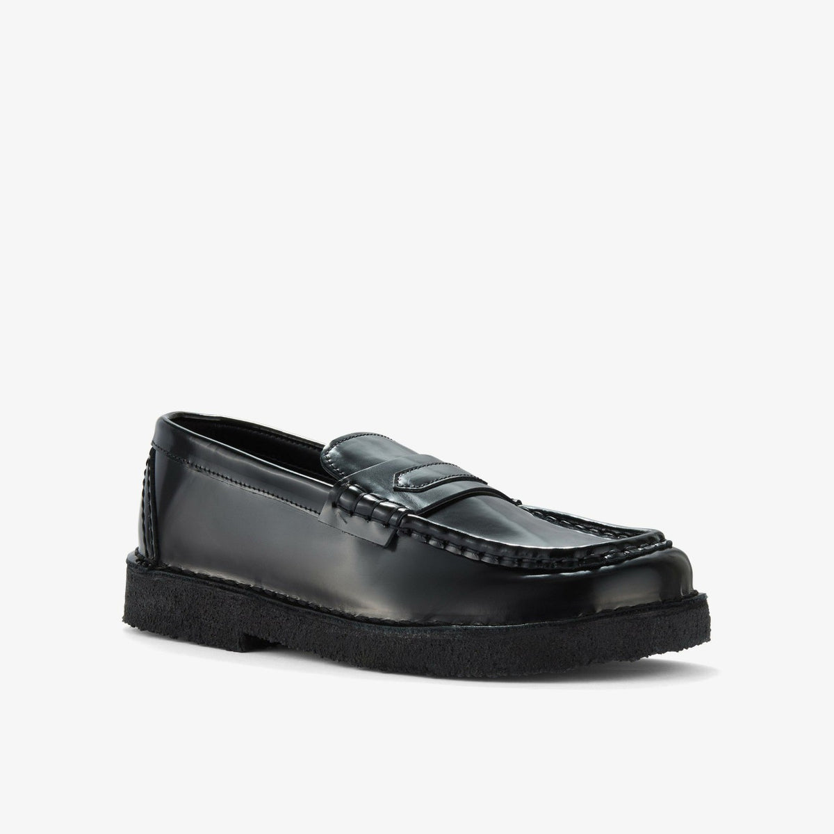 Clarks Women Nomad Loafer Black Patent