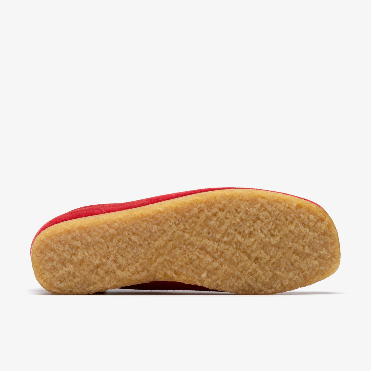 Clarks Women Wallabee Boot Red Suede