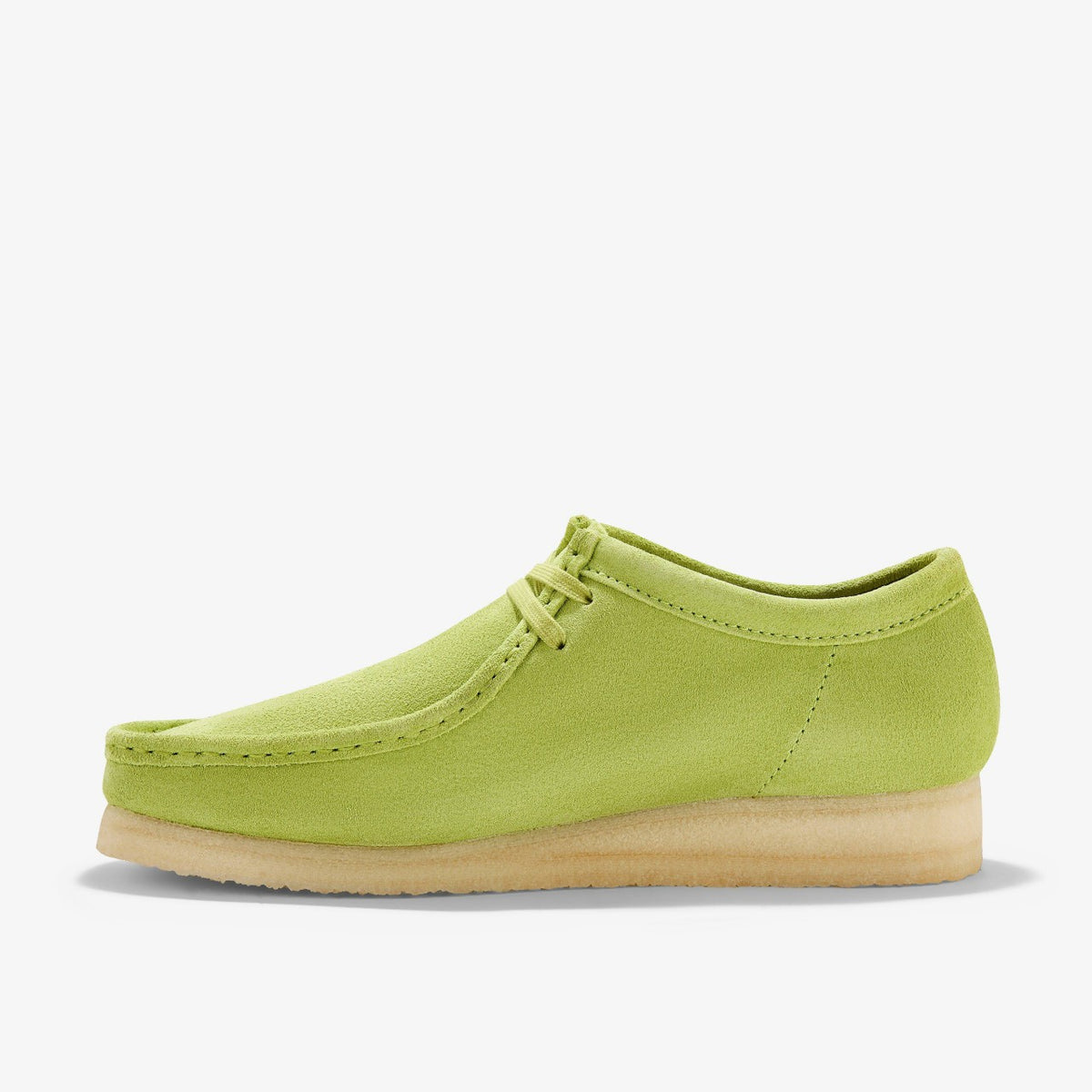 Clarks Women Wallabee Lime Suede