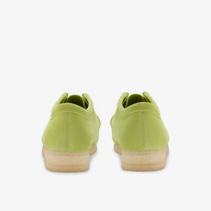 Clarks Women Wallabee Lime Suede