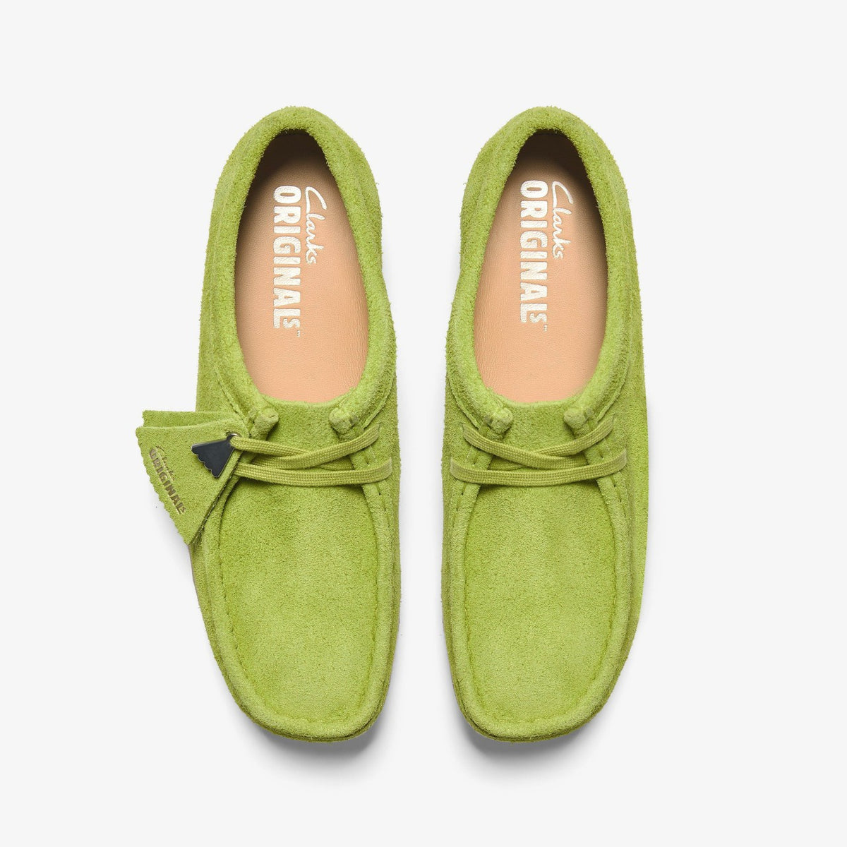 Clarks Women Wallabee Lime Suede