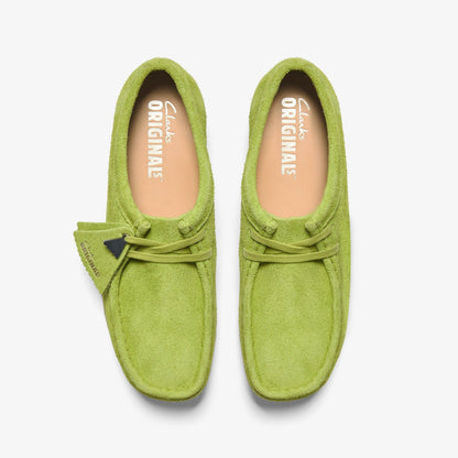 Clarks Women Wallabee Lime Suede