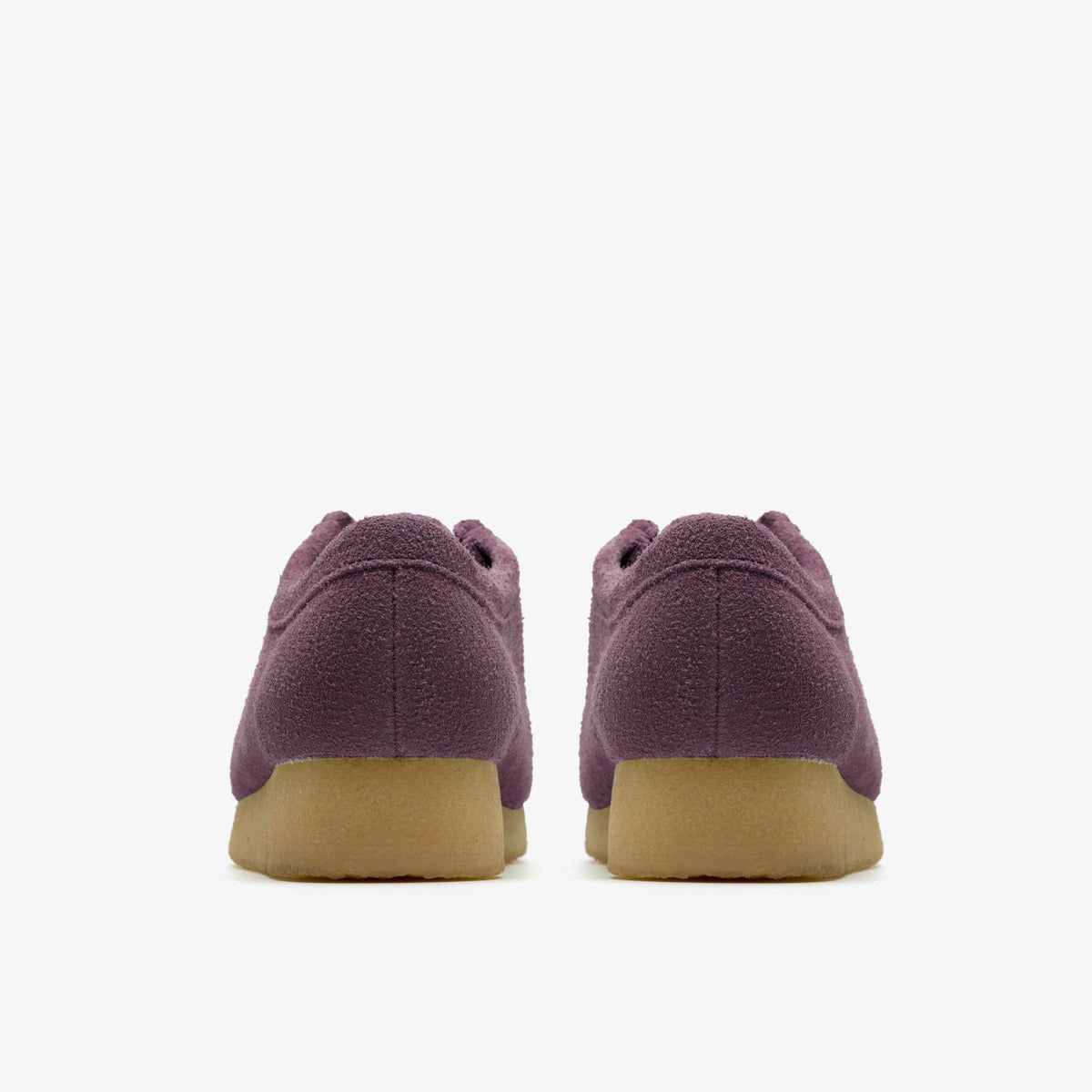 Clarks Women Wallabee Plum Suede