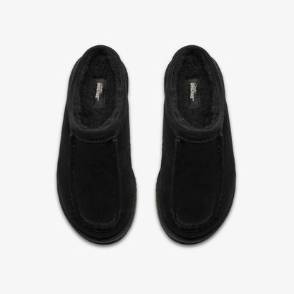 Clarks Women Meare Mule Black Suede Warmlined