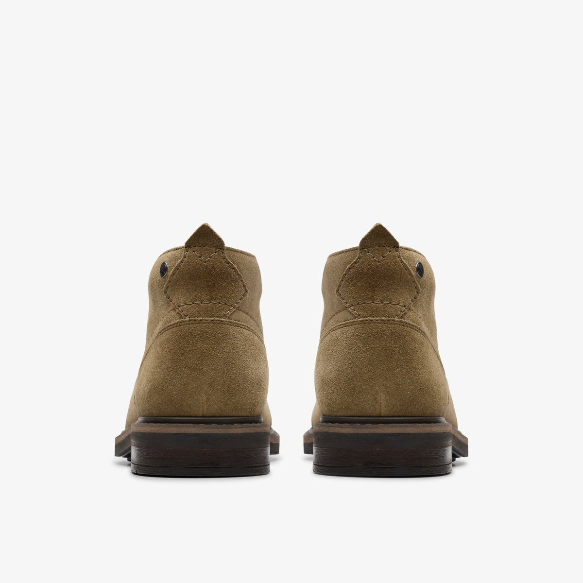 Clarks Men Newford Mid Dark Sand Suede