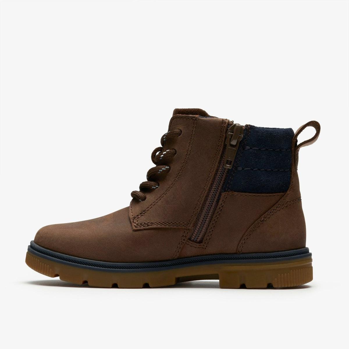 Clarks Kids Lorcam Trail Kid Dark Brown