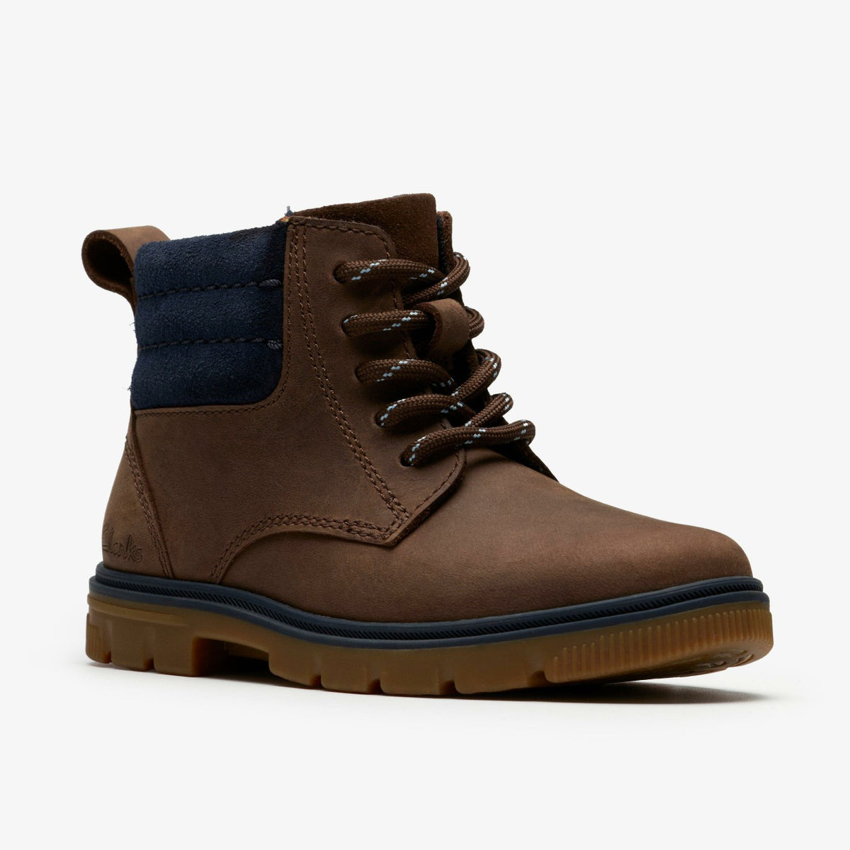 Clarks Kids Lorcam Trail Kid Dark Brown