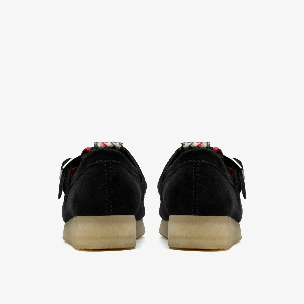 Clarks Women Wallabee T Bar Black Tweed Combination