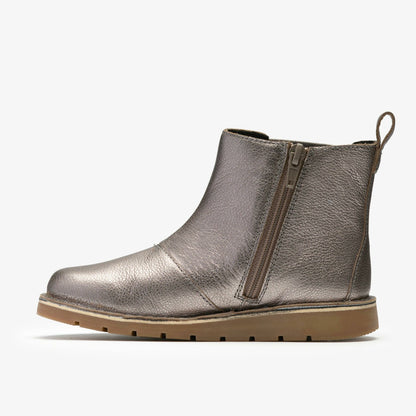 Clarks Kids Joyful Sky Kid Pewter
