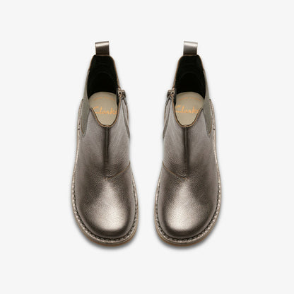 Clarks Kids Joyful Sky Kid Pewter