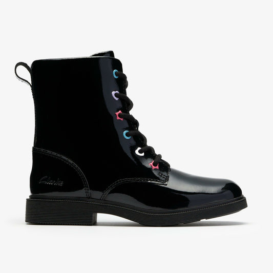Clarks Kids Oaklyn Charm Kid Black Patent