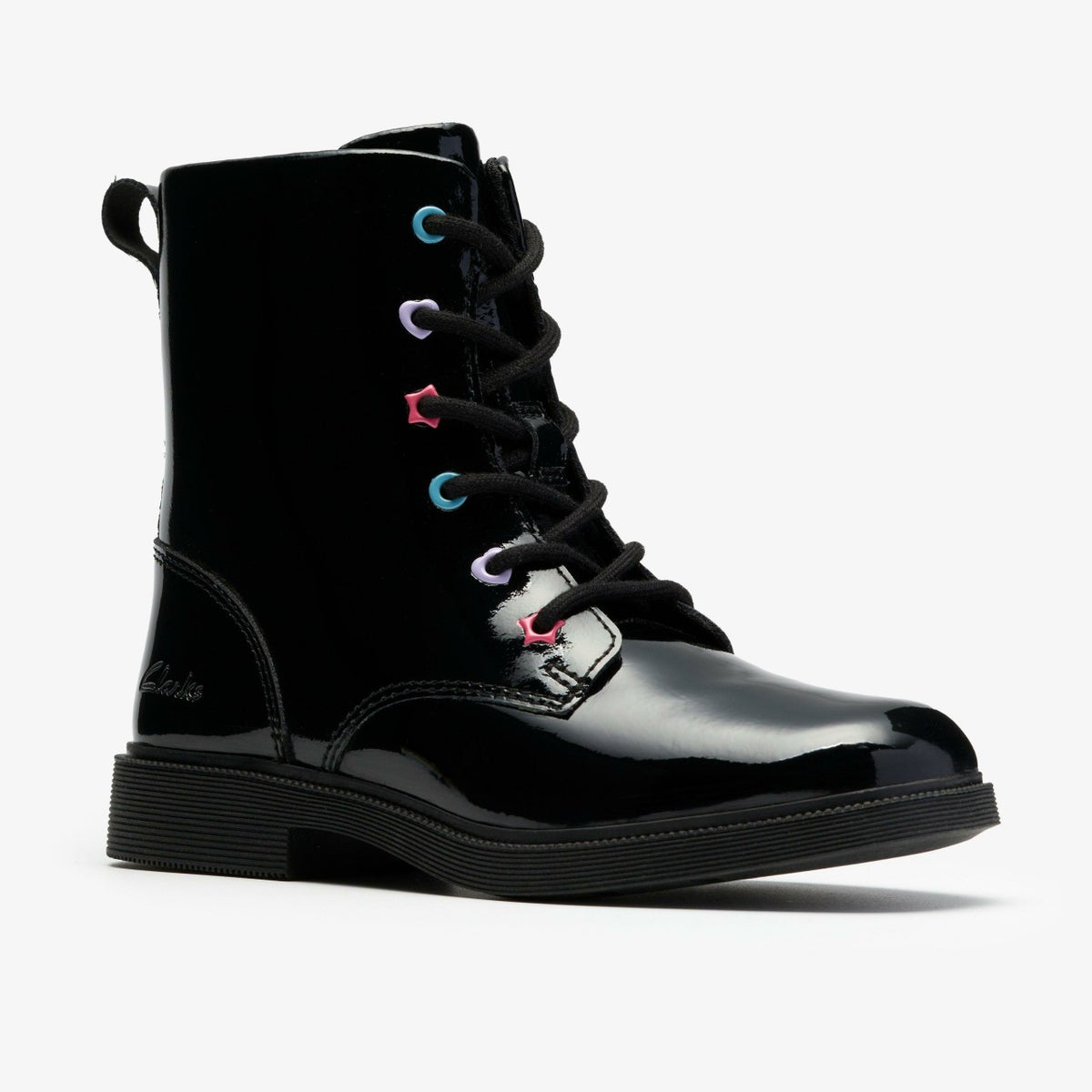 Clarks Kids Oaklyn Charm Kid Black Patent