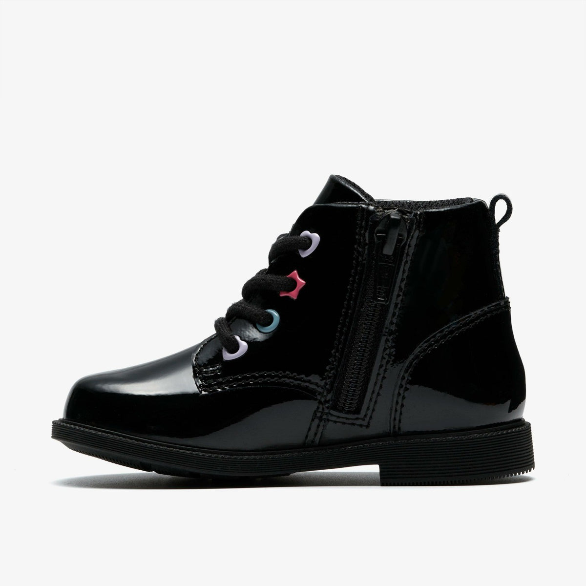 Clarks Kids Oaklyn Charm Toddler Black Patent